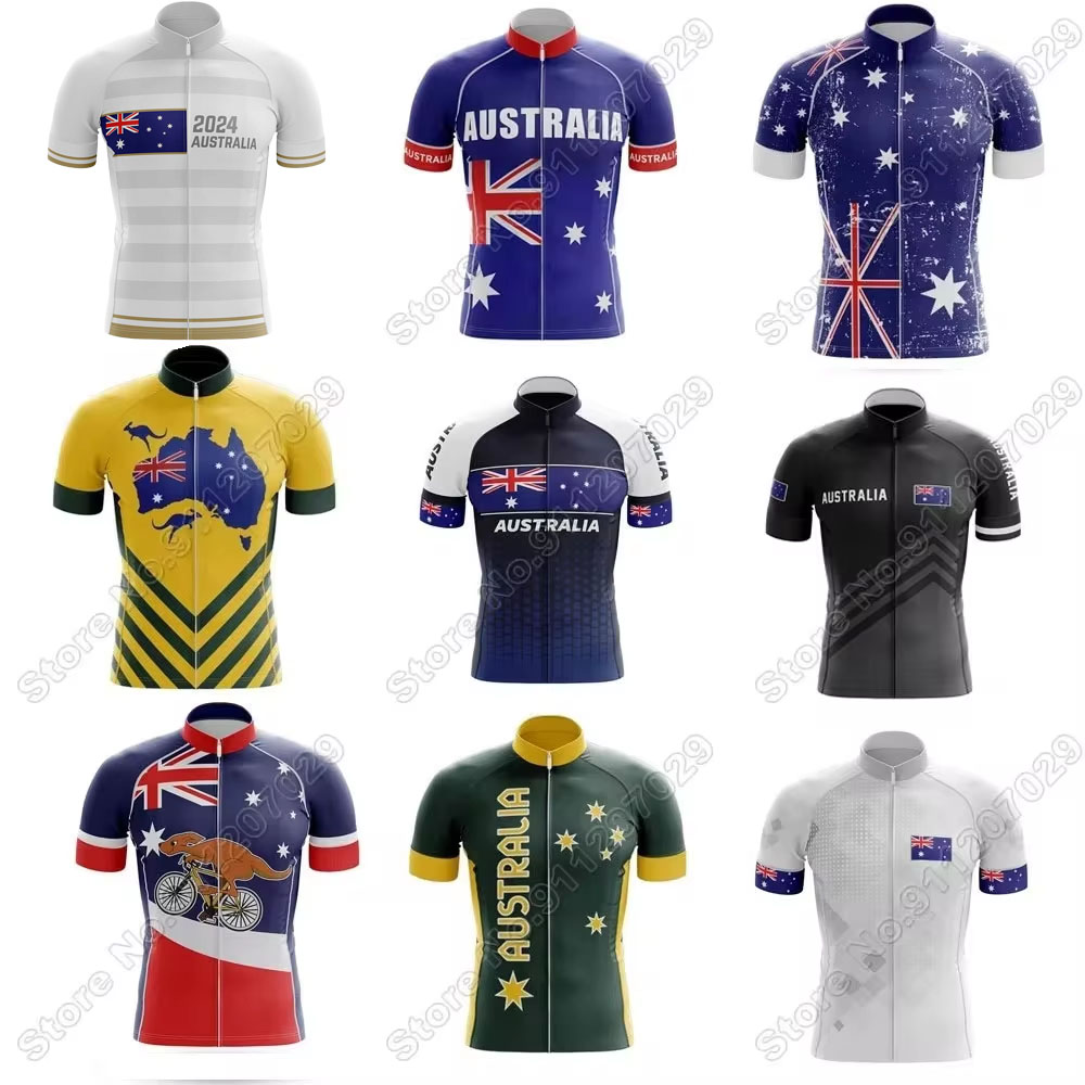 Mountain Biking In Australia - 2024 Australia National Team Cycling Jersey