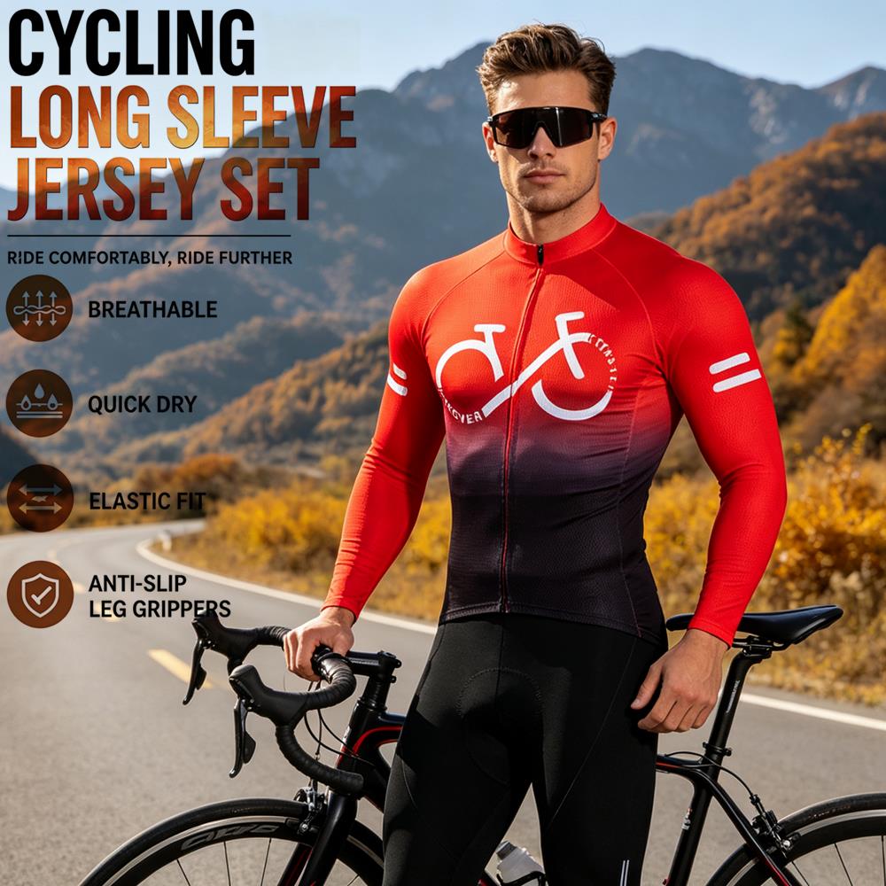 Cycling Suit Spring Autumn Mou - Mountain Biking Underwear review and price